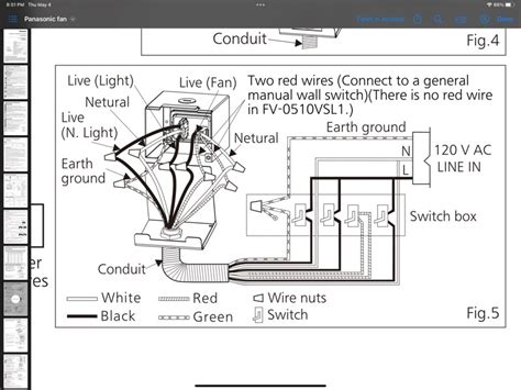 panasonuc fan junction box|panasonic air fan installation instructions.